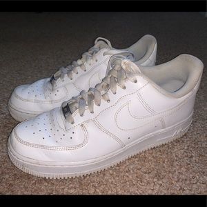 Nike white Air Force 1s
